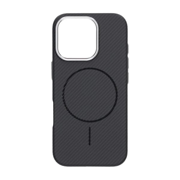 iPhone 16 Pro Mobilskal Carbonmönstrad - Svart
