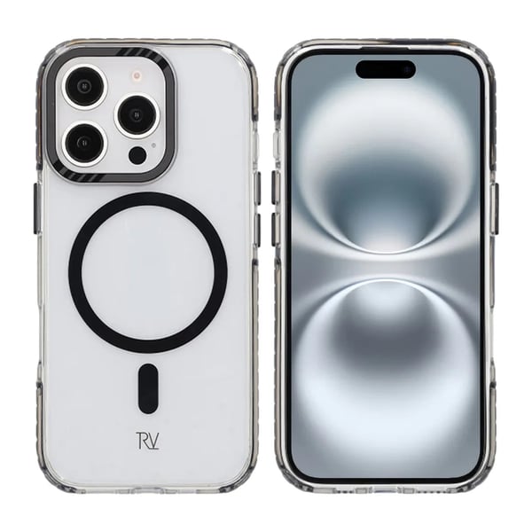 iPhone 16 Pro Rvelon Mobilskal Magnet Förstärkt - Svart