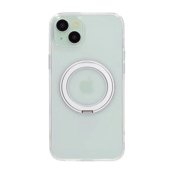 iPhone 15 Plus Mobilskal med Magsafe Stativ - Transparent