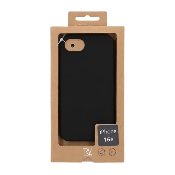 iPhone 16e Mobilskal Silikon - Svart