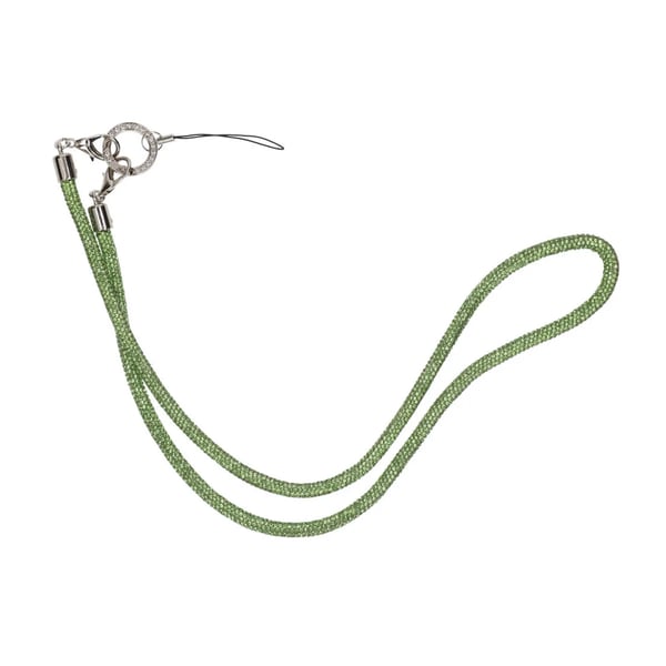Mobilband Halsband 80cm - Grön glitter
