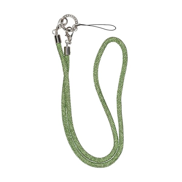 Mobilband Halsband 80cm - Grön glitter