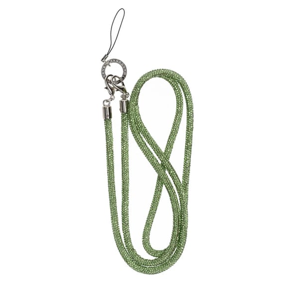 Mobilband Halsband 120cm - Grön glitter