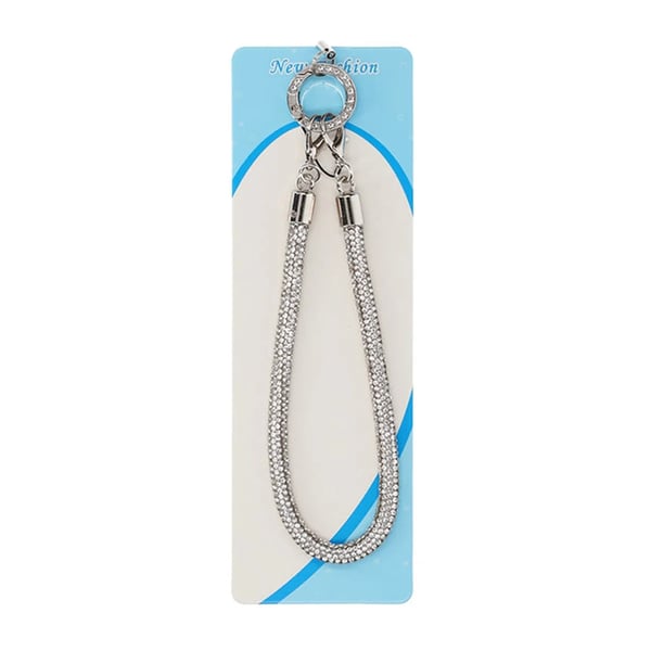 Mobilband Handled - Silver glitter