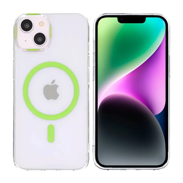 iPhone 13/14 Stöttålig Mobilskal med Magsafe - Grön