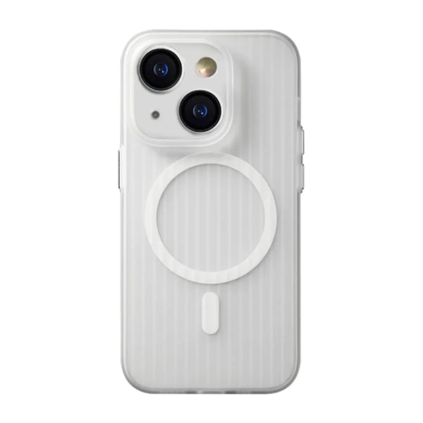 iPhone 14/13 Mobilskal Korrugerad Anti-Halk - Transparent