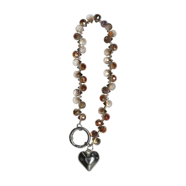Strawberry crystal brown chain