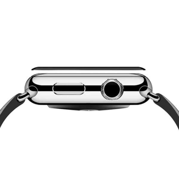 Skärmskydd Apple Watch Series 8 45mm - Härdat Glas Svart