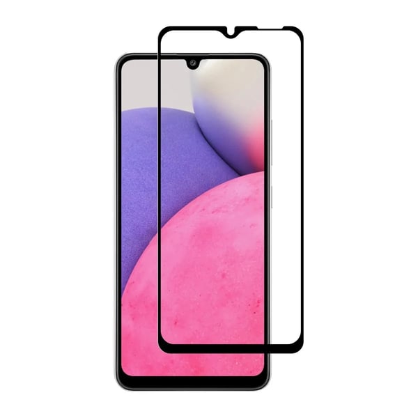 Screenor Galaxy A33 5G Premium-skärmskydd, New Full Cover, svart