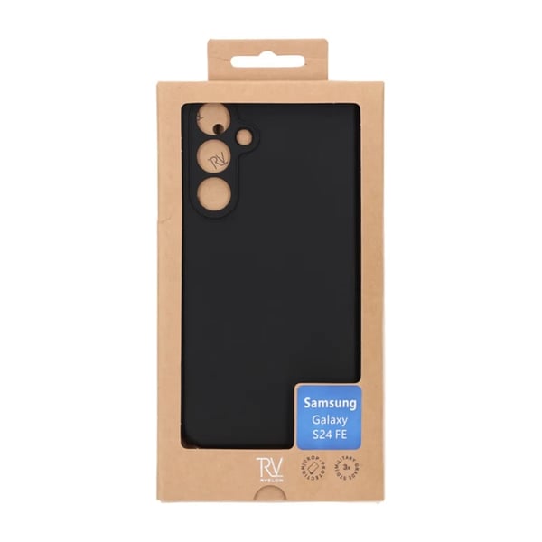 Samsung Galaxy S24 FE Mobilskal Silikon Rvelon - Svart