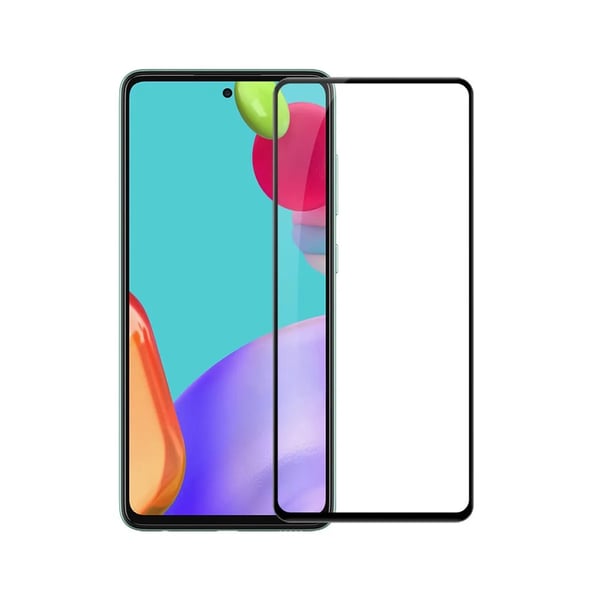 Skärmskydd Galaxy A52s - 3D Härdat Glas Svart