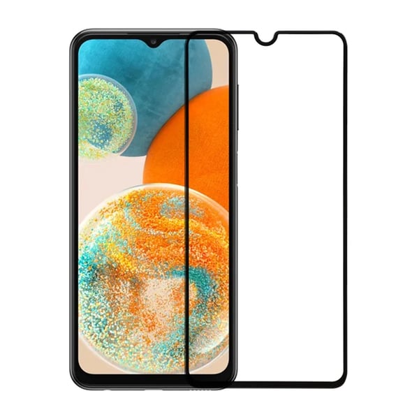 Skärmskydd Samsung Galaxy A23 5G - 3D Härdat Glas - Svart