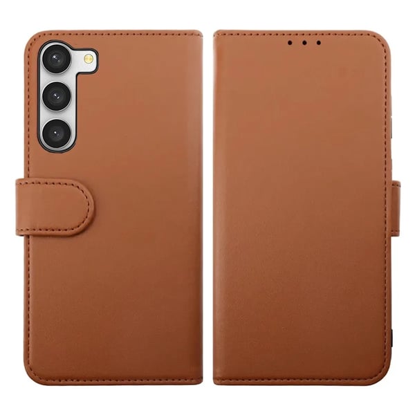 Samsung Galaxy S23 Plus Plånboksfodral Magnet Rvelon - Brun