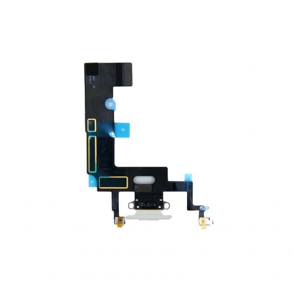 iPhone XR Laddkontakt Flexkabel Färg Vit