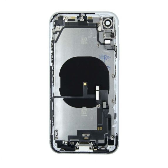 iPhone XR Baksida med Komplett Ram - Vit