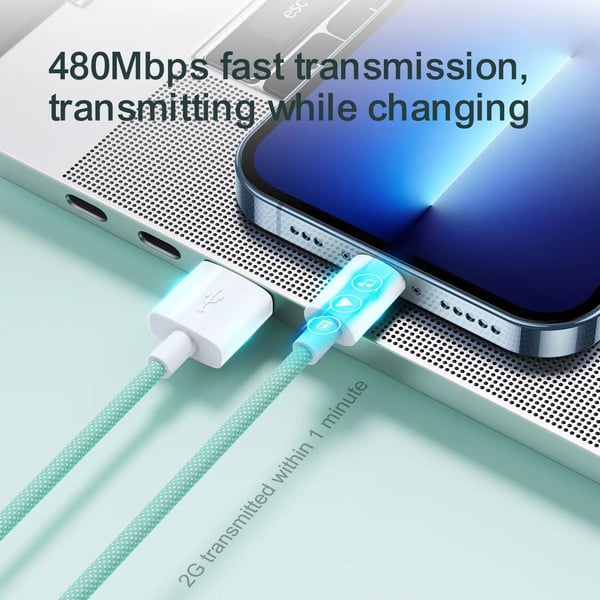 SiGN Boost USB-C till Lightning Kabel 20W 1m - Blå