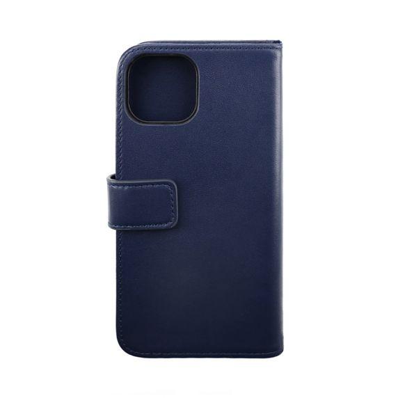 iPhone 14 Plånboksfodral Läder Rvelon Färg Blå