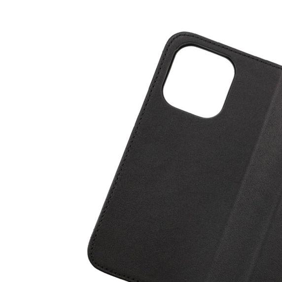 iPhone 14 Plånboksfodral Läder Rvelon Färg Svart