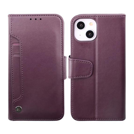 iPhone 14 Plus Plånboksfodral Extra Kortfack Rvelon Färg Lila