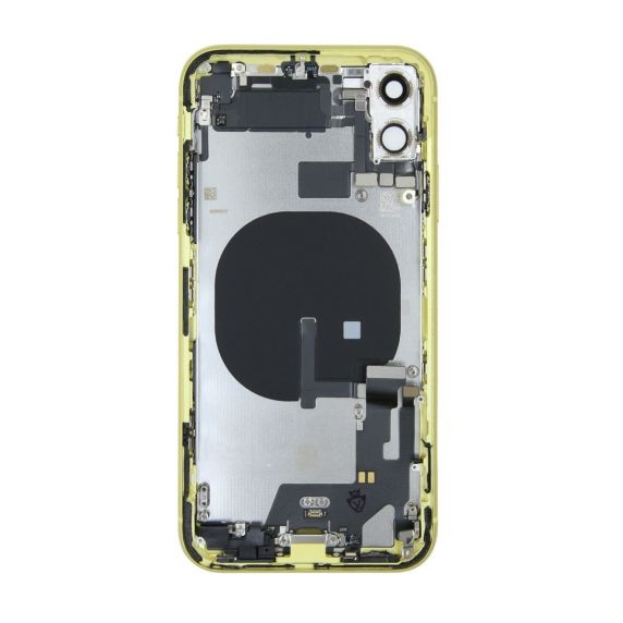 iPhone 11 Baksida Med Komplett Ram - Gul