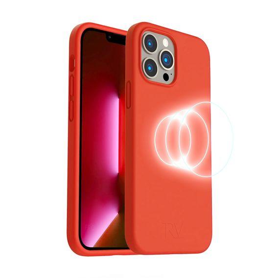 RV Liquid Silicone Case With Magsafe For iPhone 14 Pro Max Pink