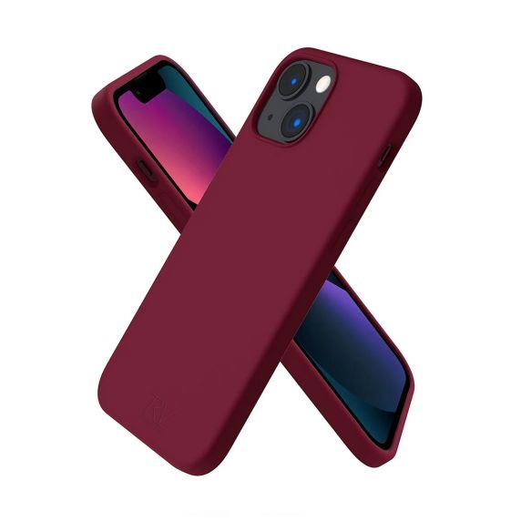 RV Liquid Silicone Case For iPhone 14 Red