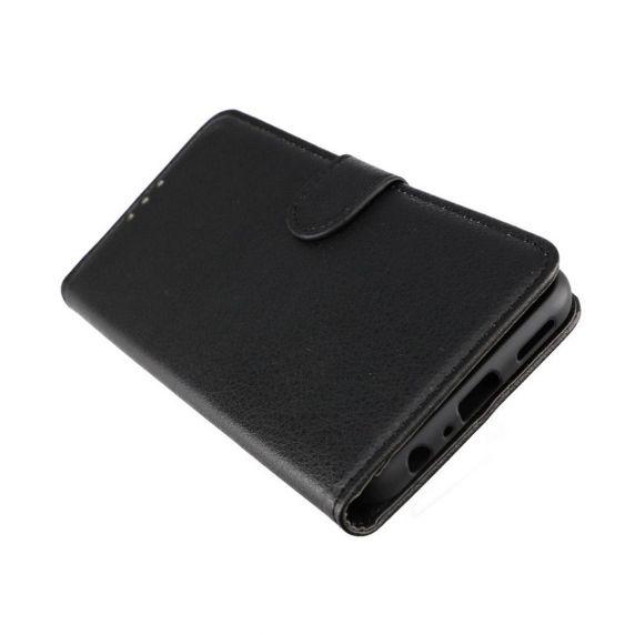 Flip Stand Leather Wallet Case For OnePlus Nord CE 5G Black
