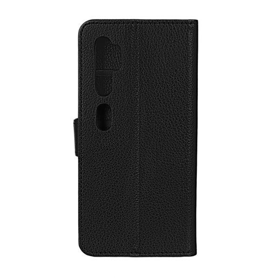 Flip Stand Leather Wallet Case For Xiaomi Note 10 Black