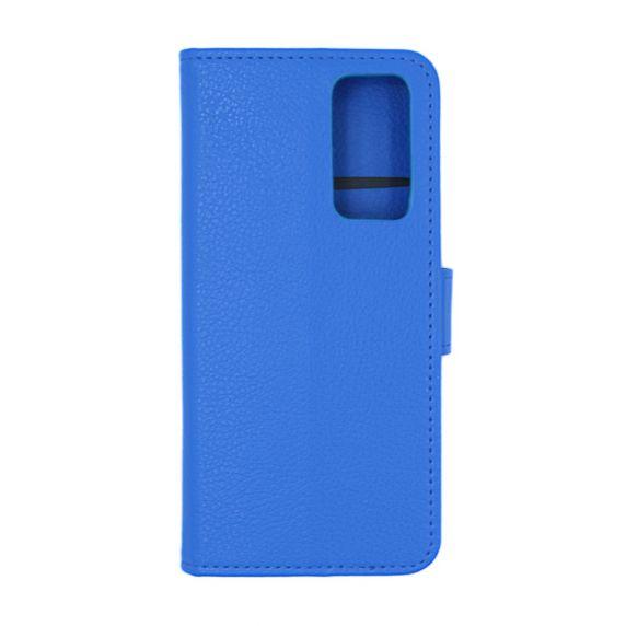 Flip Stand Leather Wallet Case For Huawei P40 Blue