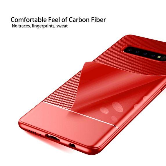 Fitted Case For Samsung S10 Red