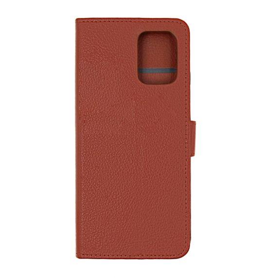 Flip Stand Leather Wallet Case For Samsung Galaxy S10 Lite Brown