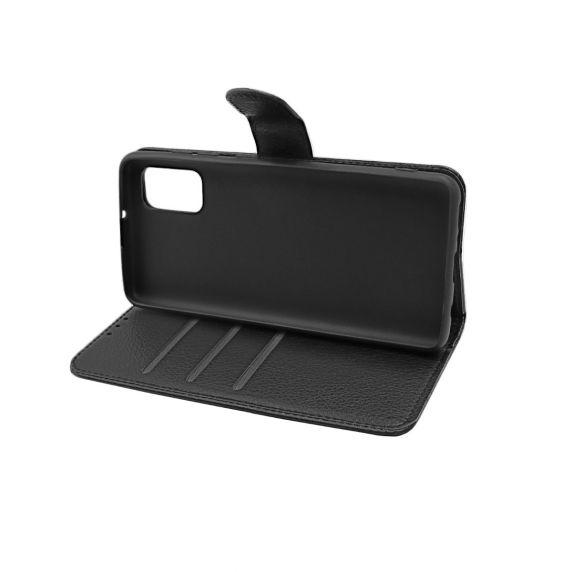 Samsung Galaxy A41 Flip Stand Card Holder Leather Wallet Case Premium Quality Black