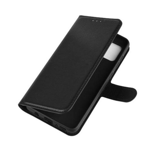 Flip Stand Leather Wallet Case For Samsung Galaxy A31 4G Black