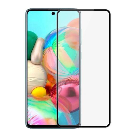 Skärmskydd Galaxy A72 - 3D Härdat Glas Svart
