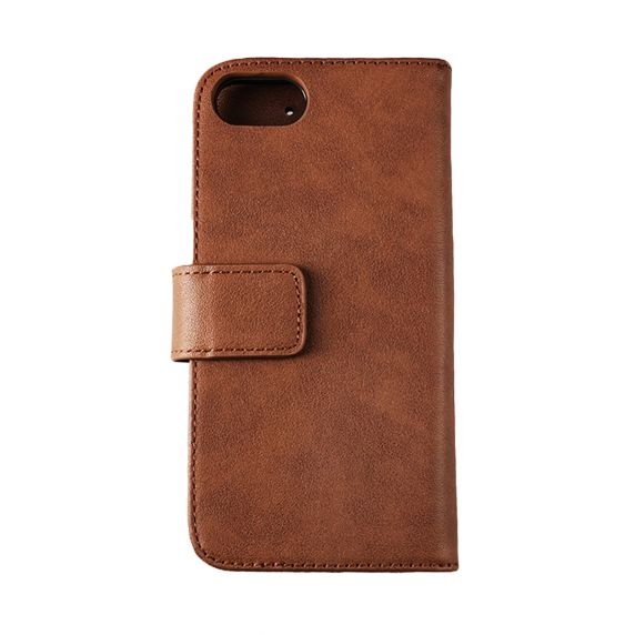 RV Plånboksfodral Genuint Läder - iPhone 7/8/SE 2020 - Brun