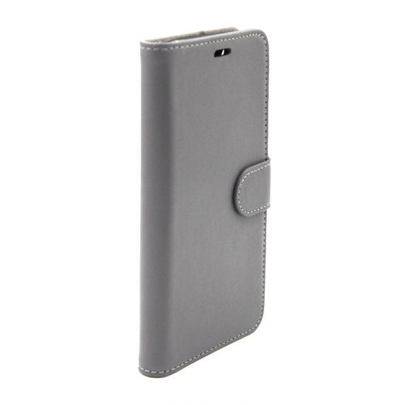 iPhone X/XS Flip Stand Läderplånboksfodral Taupe