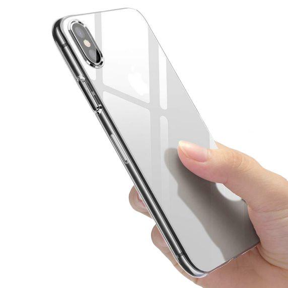 Stöttåligt Skal Slim iPhone X/XS - Transparent
