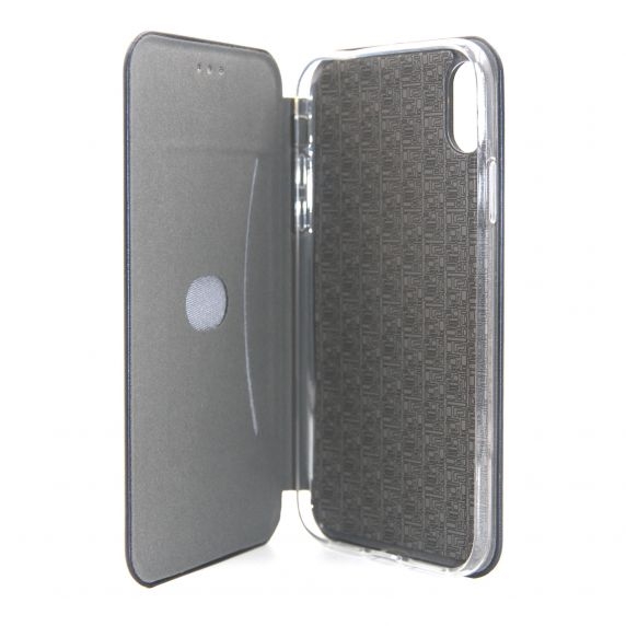 Flip Stand PU Leather Case For iPhone X/XS Midnight Blue