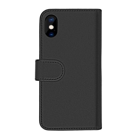 RV Magnetiskt Plånboksfodral - iPhone X/XS - Svart