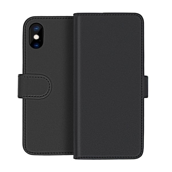 RV Magnetiskt Plånboksfodral - iPhone X/XS - Svart