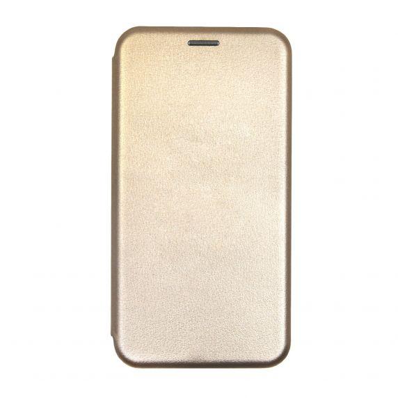 Flip Stand PU Leather Case For iPhone XS Max Gold