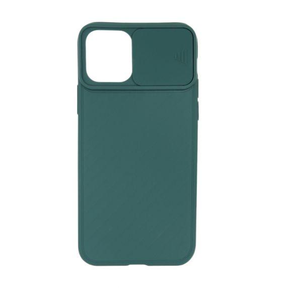 iPhone 11 Soft Silicone Slide Camera Case Protection Shockproof Case Premium Quality Green