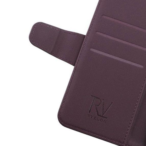 RV Plånboksfodral - iPhone 11 - Extra Kortfack och Stativ - Mörklila
