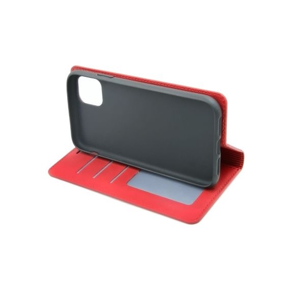 Flip Stand Magnetische Leather Case For iPhone 11 Pro Red