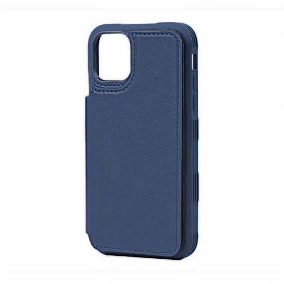 iPhone 11 Pro PU Leather Back Flip Wallet Case Blue