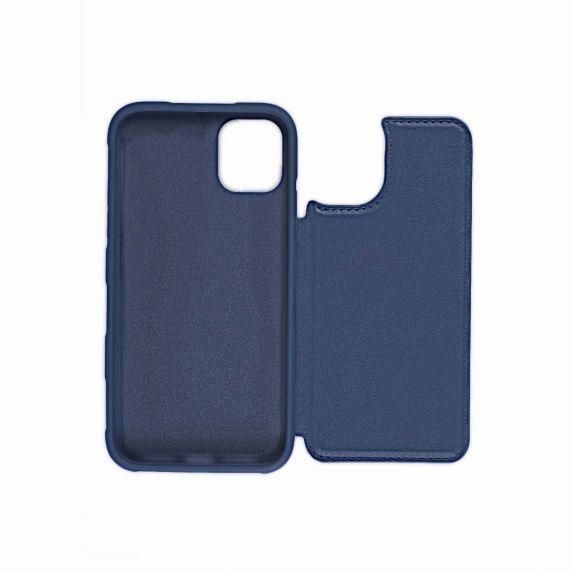 iPhone 11 Pro PU Leather Back Flip Wallet Case Blue