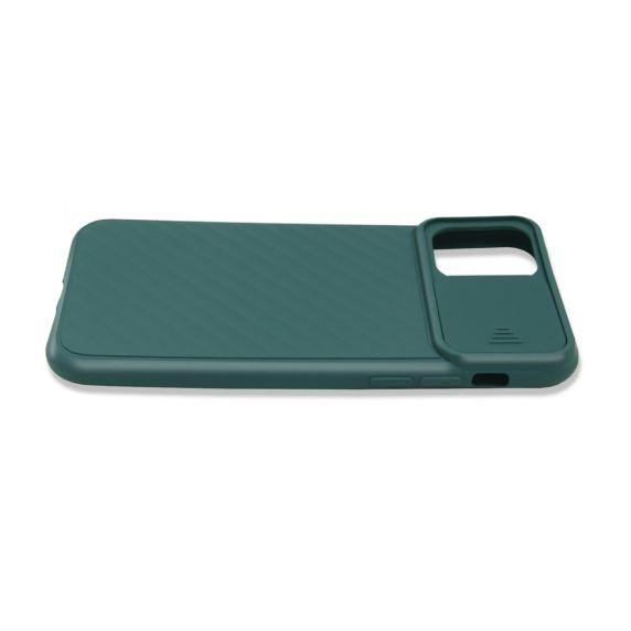 iPhone 11 Pro Soft Silicone Slide Camera Case Protection Shockproof Case Premium Quality Green