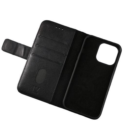RV Plånboksfodral Genuint Läder - iPhone 11 Pro - Svart