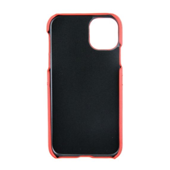 iPhone 11 Pro Max PU Leather Kickstand Card Pocket Case Red