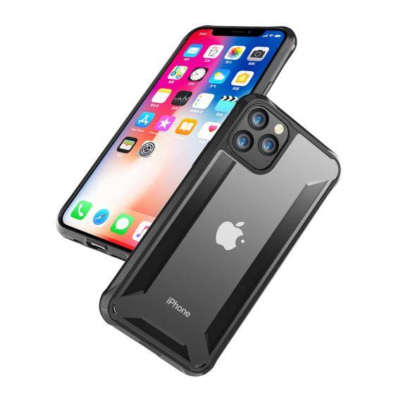 TPU Edge Transparent Frosted Shockproof Case For iPhone 11 Pro Max Black